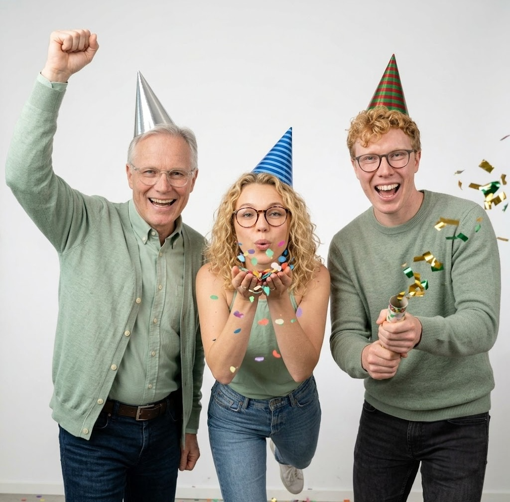 PayoutJet team celebrating a successful diminished value claim